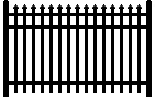 EFS-10 Aluminum Fence